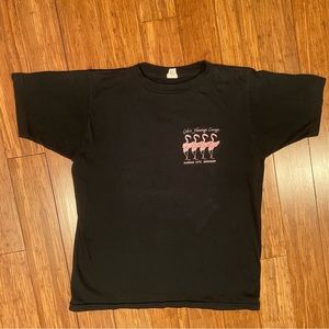 Vintage 80’s shirt from Lyle’s Flamingo Lounge, Kansas City, size L.